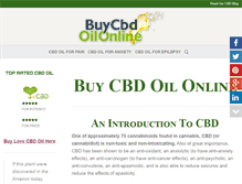 Tablet Screenshot of buycbdoilonline.info